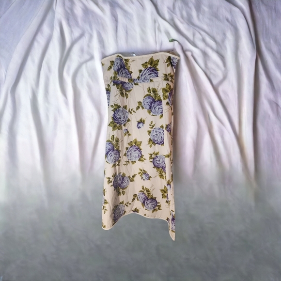 Kate Spade blue rose print dress - Picture 4 of 5